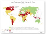 Leyes sobre el matrimonio infantil para niñas estadística