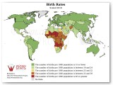 Estadística de tasas de natalidad