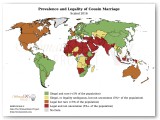 Prevalencia y legalidad de la estadística de matrimonio de primos