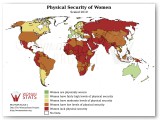 Estadística de seguridad física de la mujer