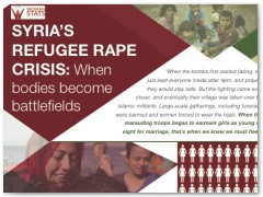Syria's Refugee Rape Crisis Infographic
