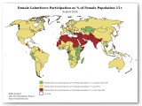 Female Laborforce Participation as % of Female Population 15+